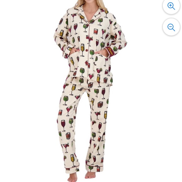 PJ Salvage Other - NWT Pajama Set Old Fashioned Cocktails Print